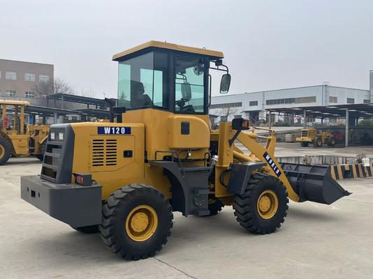 Voorkantlader W120 Werkgewicht 2 ton voor de landbouw steengroeve emmer 0,6 m3 0,8 m3