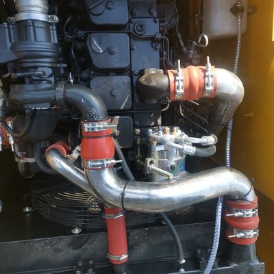 2200rpm gereden Mini Excavator Bucket Wheel Excavator met Cummins-Motor