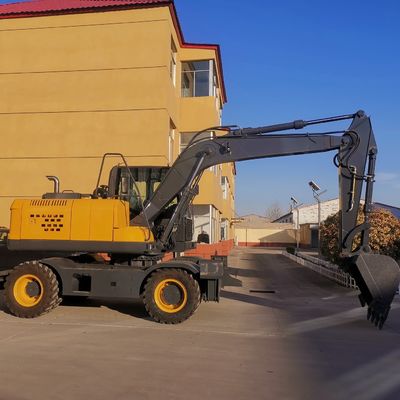 4WD de Emmer Klein Graafwerktuig Machine van Mini Digger Machine 0.6m3