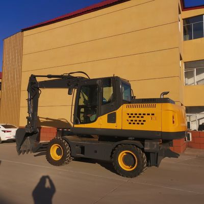 4WD de Emmer Klein Graafwerktuig Machine van Mini Digger Machine 0.6m3
