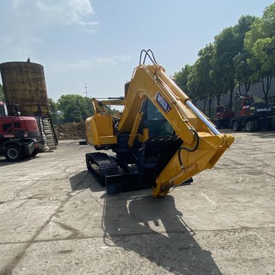 Geel Mini Crawler Excavator Hydraulic Compact-Graafwerktuig With Yanmar Engine