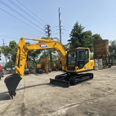 1100rpm het hydraulische Spoor van Mini Household Excavator With Rubber van het Kruippakjegraafwerktuig