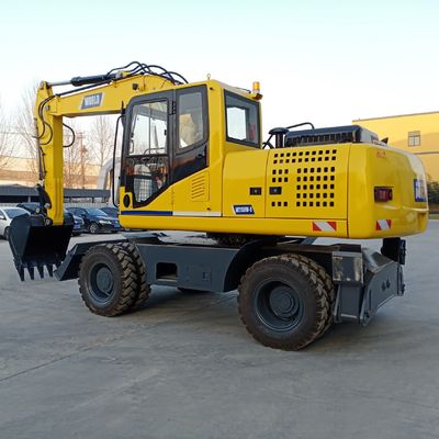 Duurzaamheid Gereden Hydraulisch het Wielgraafwerktuig van Mini Excavator 85kw
