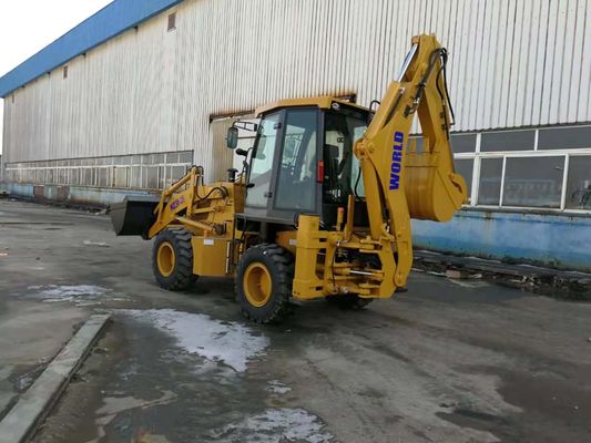 De compacte Motor van Structuurmini tractor backhoe loader with Weichai