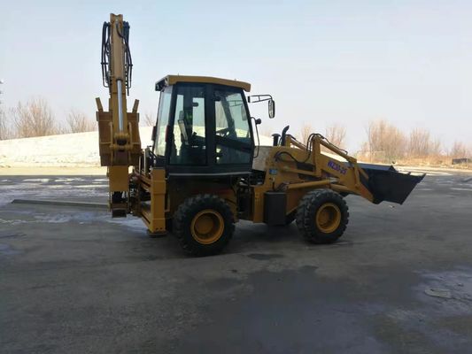 De compacte Motor van Structuurmini tractor backhoe loader with Weichai