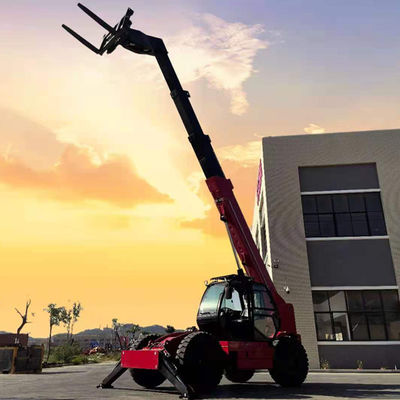 4ton telescopische Vorkheftruckmanager Twee Wielwijzen Gemakkelijk aan Purchzase