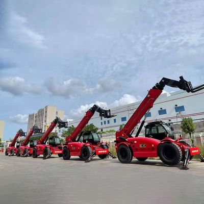 Het hydraulische Telescopische Zelfaanpassingsvermogen Mini Telescopic Forklift van de Managervorkheftruck