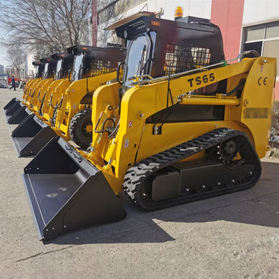 Van de de Steunbalklader van 4WD Kubota de Gele Kleur met Multifunctiegehechtheid