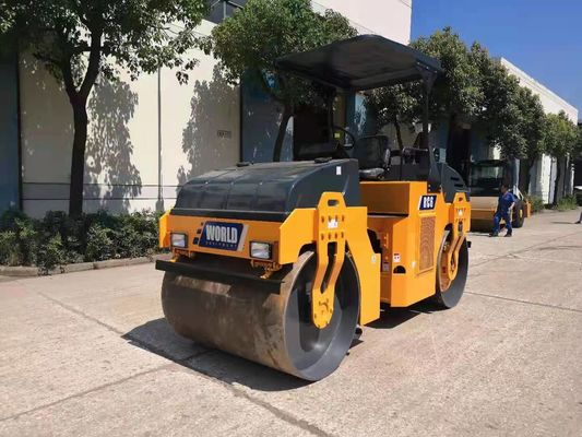 De gearticuleerde Rol 6000kg Mini Road Roller van de Kader Trillende Enige Trommel