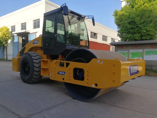 De dubbele Op zwaar werk berekende Gang van de Trommel Trillingswegwals achter Trillingsrol