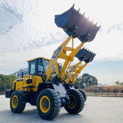2200rpm Front End Wheel Loader Cummins-Motor Waterkoelings Snelle Verrichting