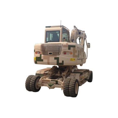 Van het Graafwerktuigtwo in one van 2200 T/min het Kleine Graafwerktuig Op wielen van het de Machtswiel