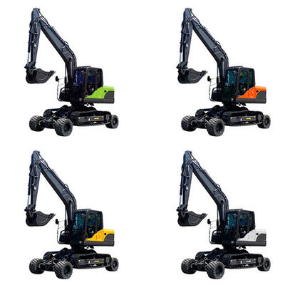 Van het Graafwerktuigtwo in one van 2200 T/min het Kleine Graafwerktuig Op wielen van het de Machtswiel