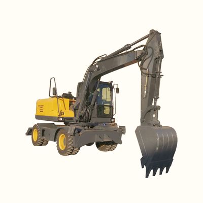 2200rpm gereden Mini Excavator Bucket Wheel Excavator met Cummins-Motor
