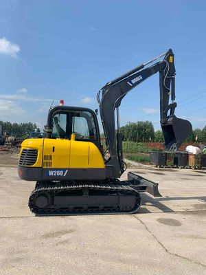 Mini Crawler Excavator 5.8*2.0*2.1m Max. het Graven Straal 6.1m gelijkend op KOMATSU PC60