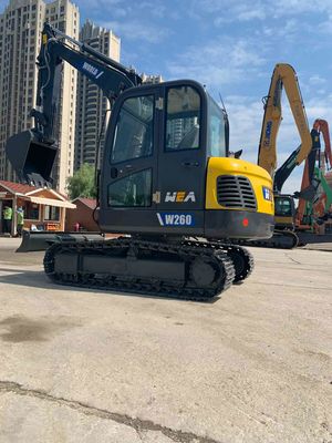 Landbouwmini crawler excavator 3.8m Max Digging Depth Equivalent To KOMATSU Pc60