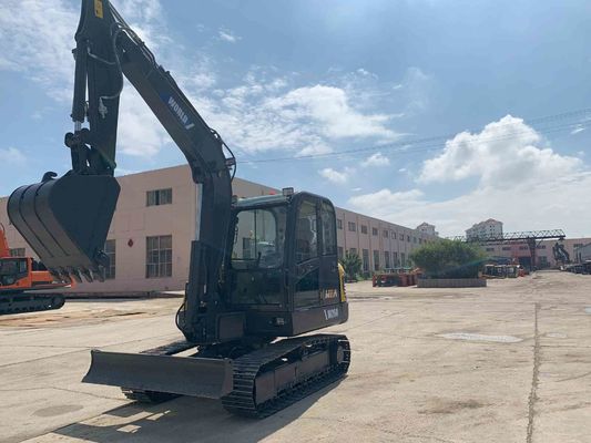 Landbouwmini crawler excavator 3.8m Max Digging Depth Equivalent To KOMATSU Pc60