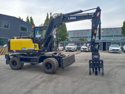 0.2-0.6cbm de het Kruippakjelader 10-12rpm van het emmerwiel grijpt Gemeentelijke Klemboomgaarden vast