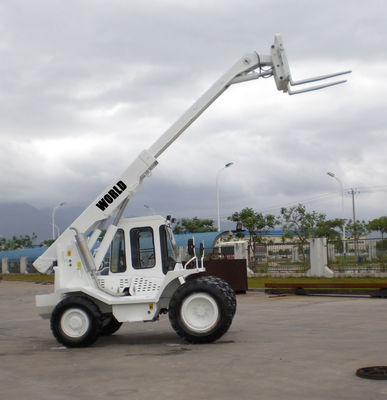 van de de Manager2.5t lading van de Aandrijvingsepa Dieselmotor de Telescopische Telescopische Vorkheftruck met 4 wielen 4WD Telehandler