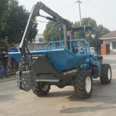 1325mm Open Cabinepalmolie het Oogsten Machinegewicht 1250kg met Grapple