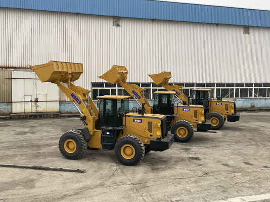 2200r/min geschatte Snelheid Front End Wheel Loader 3.03.6m ³ Emmercapaciteit