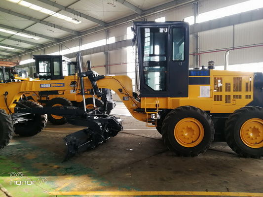 Gesloten cabine Zwaar materieel Motorgrader 97kw Vermogen ROPS/FOPS Optioneel
