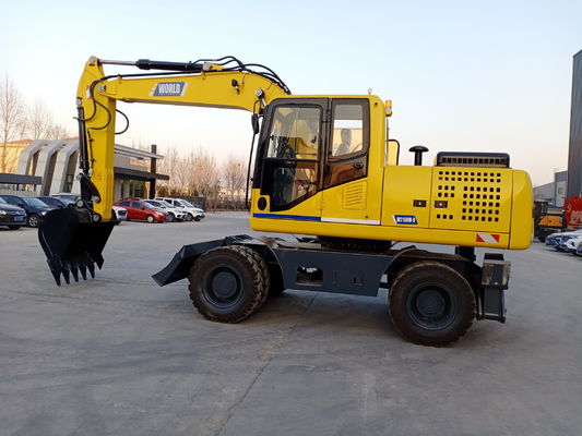 92 kW motor Mini graafmachine Max. Graafstraal 8000MM 9.00-20/8 banden