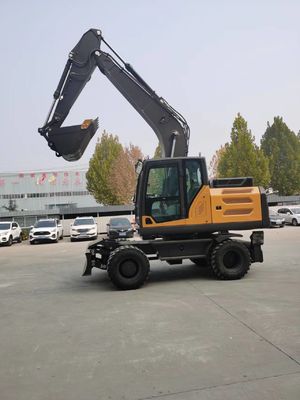 92 kW motor Mini graafmachine Max. Graafstraal 8000MM 9.00-20/8 banden