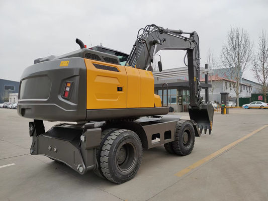 92 kW motor Mini graafmachine Max. Graafstraal 8000MM 9.00-20/8 banden