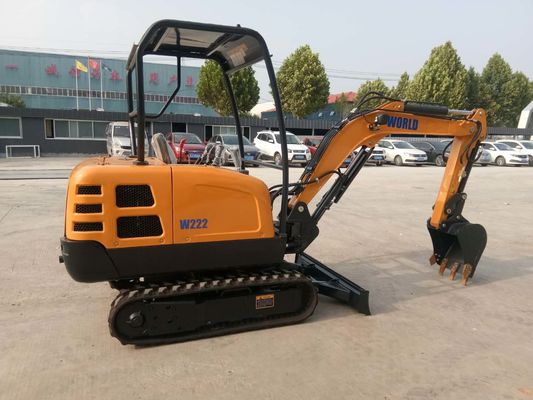 Compacte Mini Crawler Graafmachine Met 310 mm Snijdiepte 2200kg Bucket 0.1-0.3cbm
