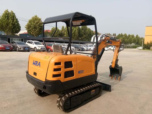 Compacte Mini Crawler Graafmachine Met 310 mm Snijdiepte 2200kg Bucket 0.1-0.3cbm