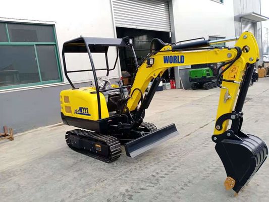 15.3KN Max. Bucket Digging Force Mini Crawler Excavator Met 0,1m3 Capaciteit