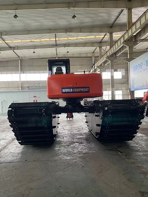 China Top Brand Niet-Gebruikte Amfibische Graafmachine HK150SD Met 0,25 M3 Rivier Reinigingsmachine Long Reach Boom
