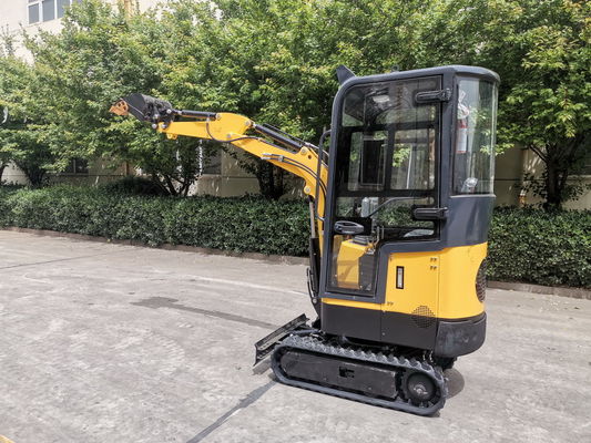 mini graafmachine 0,02 tot 0,5 M3 bedrijfsgewicht 1000 kg rubberen of stalen spoor