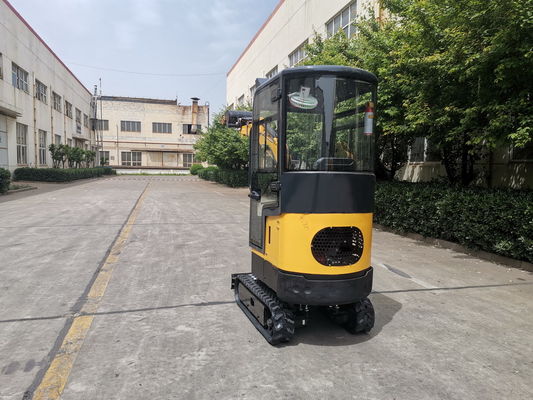 mini graafmachine 0,02 tot 0,5 M3 bedrijfsgewicht 1000 kg rubberen of stalen spoor