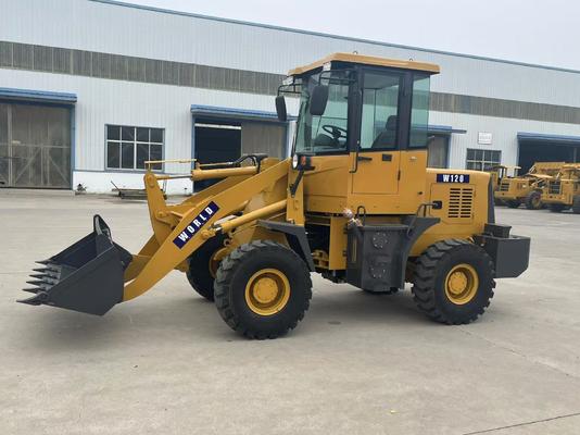 Voorkantlader W120 Werkgewicht 2 ton voor de landbouw steengroeve emmer 0,6 m3 0,8 m3