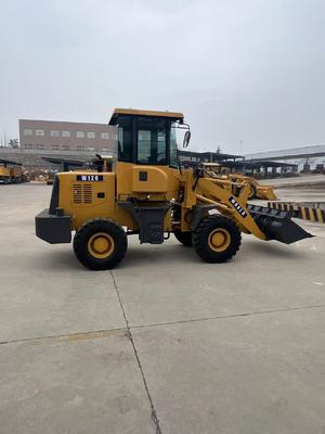 Mini wiellader 1 ton 2 ton gebruik voor de bouw kleine steengroeve bak 0,6m3 0,8m3