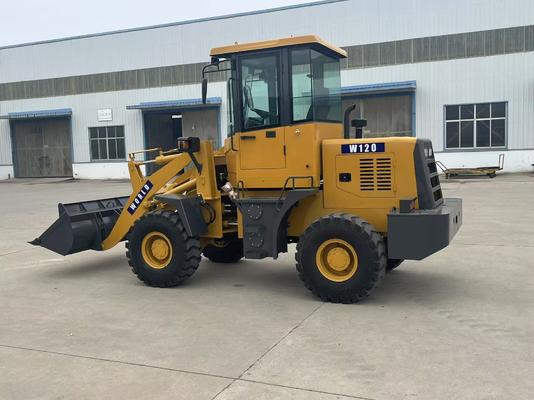 Mini wiellader 1 ton 2 ton gebruik voor de bouw kleine steengroeve bak 0,6m3 0,8m3