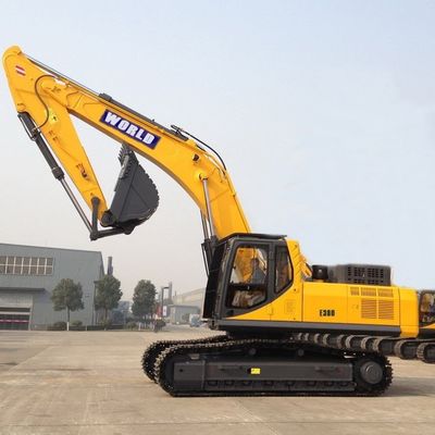 Rubber de Bandgraafwerktuig Yellow Mini Hydraulic Excavator van het veiligheidskader